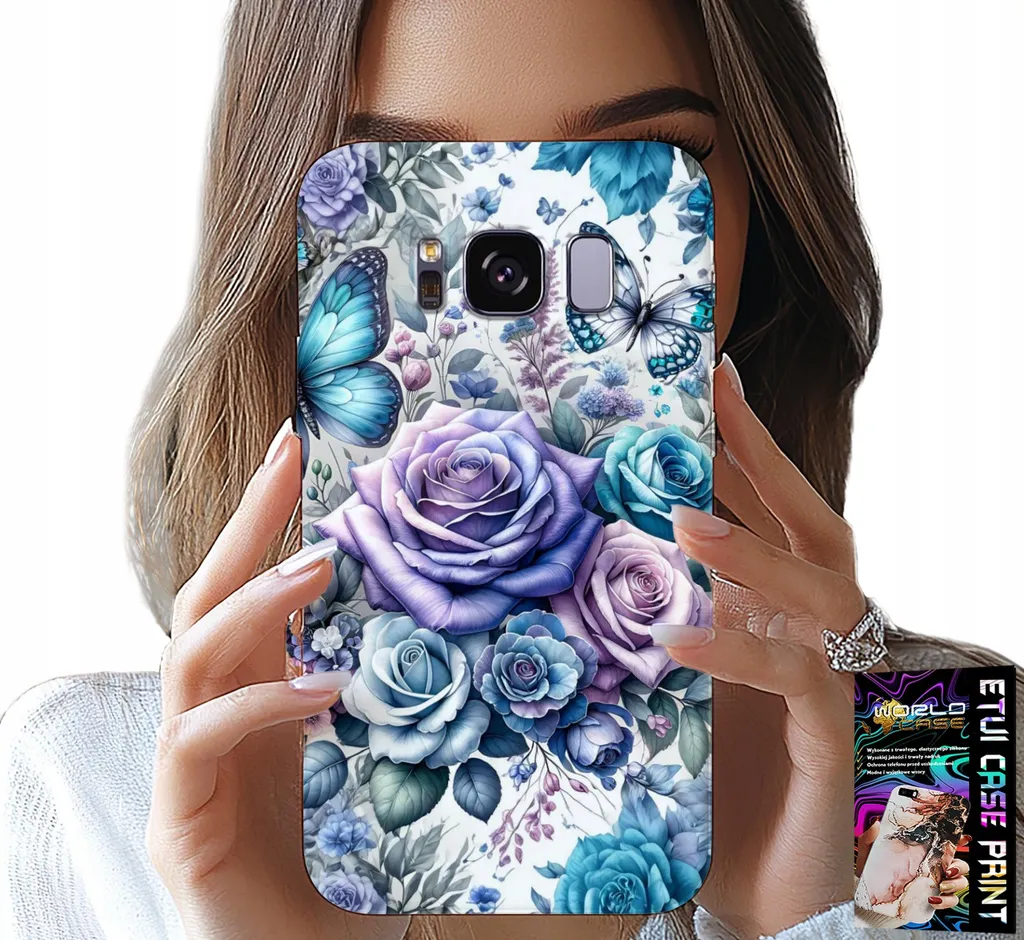 Custodia Samsung S8 Rose: Un Giardino di Protezione con Pellicola