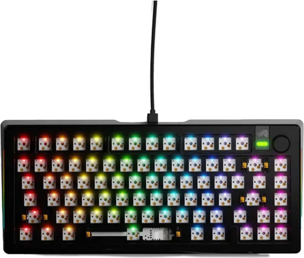 Glorious GMMK 3 Pro 75% Barebone ANSI Clavier Gaming Custom - Noir