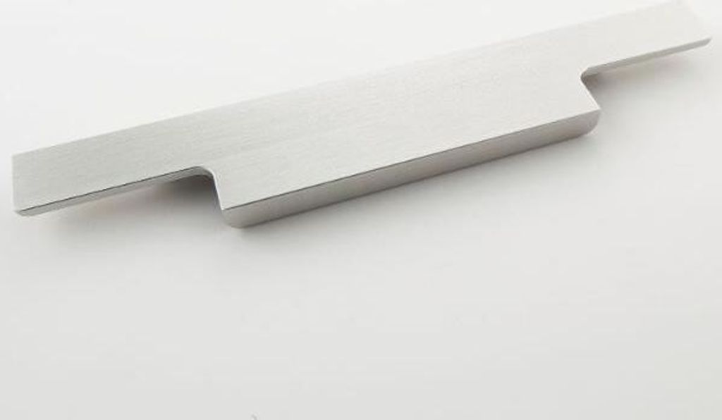 Griffleiste Möbelgriff Akina Länge 210 mm, Aluminium Edelstahl-Effekt
