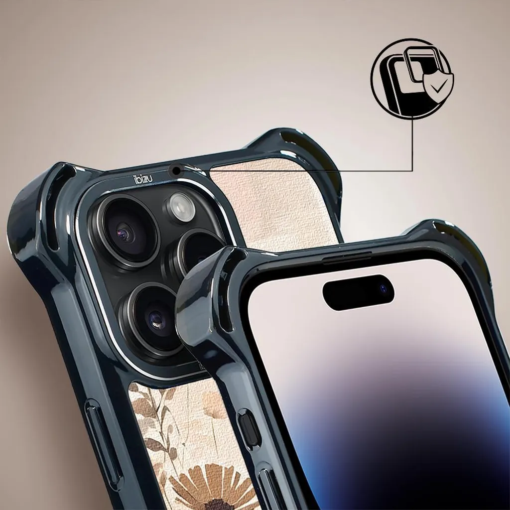 Coque iPhone 14 Pro Max IBIZU DropGuard Ultra MagSafe motif Boho