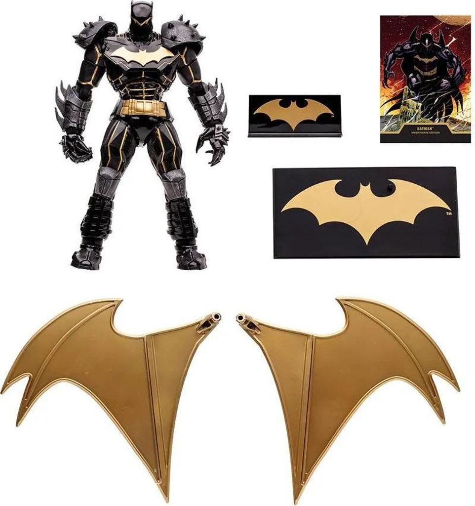 Mcfarlane Toys Batman Gold Dc Edition Hellbat Knightmare Figur 18 Cm Golden Golden One Size