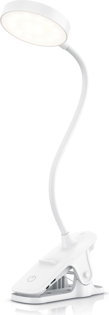 Brandson Leseleuchte dimmbar, Leselampe, Klemmleuchte, Klemmlampe, LED Tischleuchte, Tischlampe, Nachttischlampe, Schreibtischlampe, mehrere Hellig...