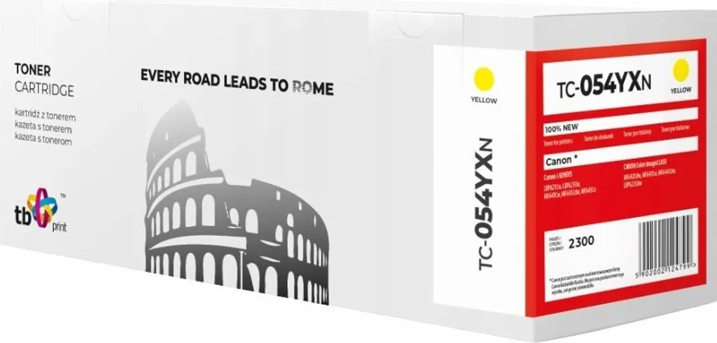 Toner Compatibile Canon 054H Yellow 2.3k Pagine | LBP620C MF645Cx