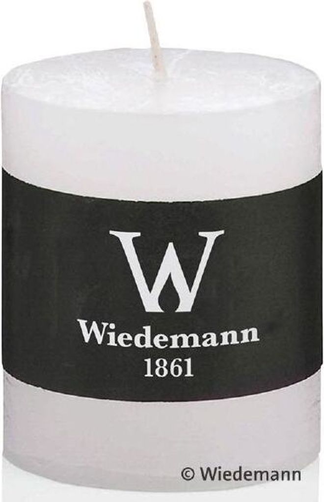 Wiedemann 281005.004 Stumpenkerze - 130 x 68 mm, weiß
