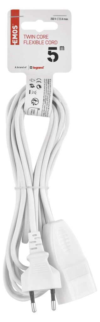 Verlängerungskabel – 5m, weiss
