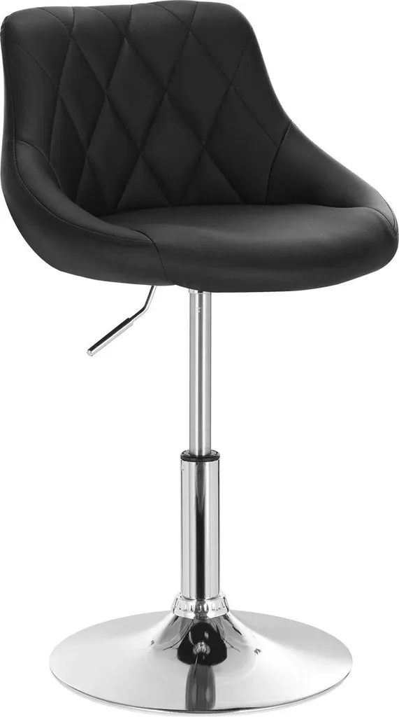 Tabouret de bar stable avec dossier pour mal de dos et assise réglable