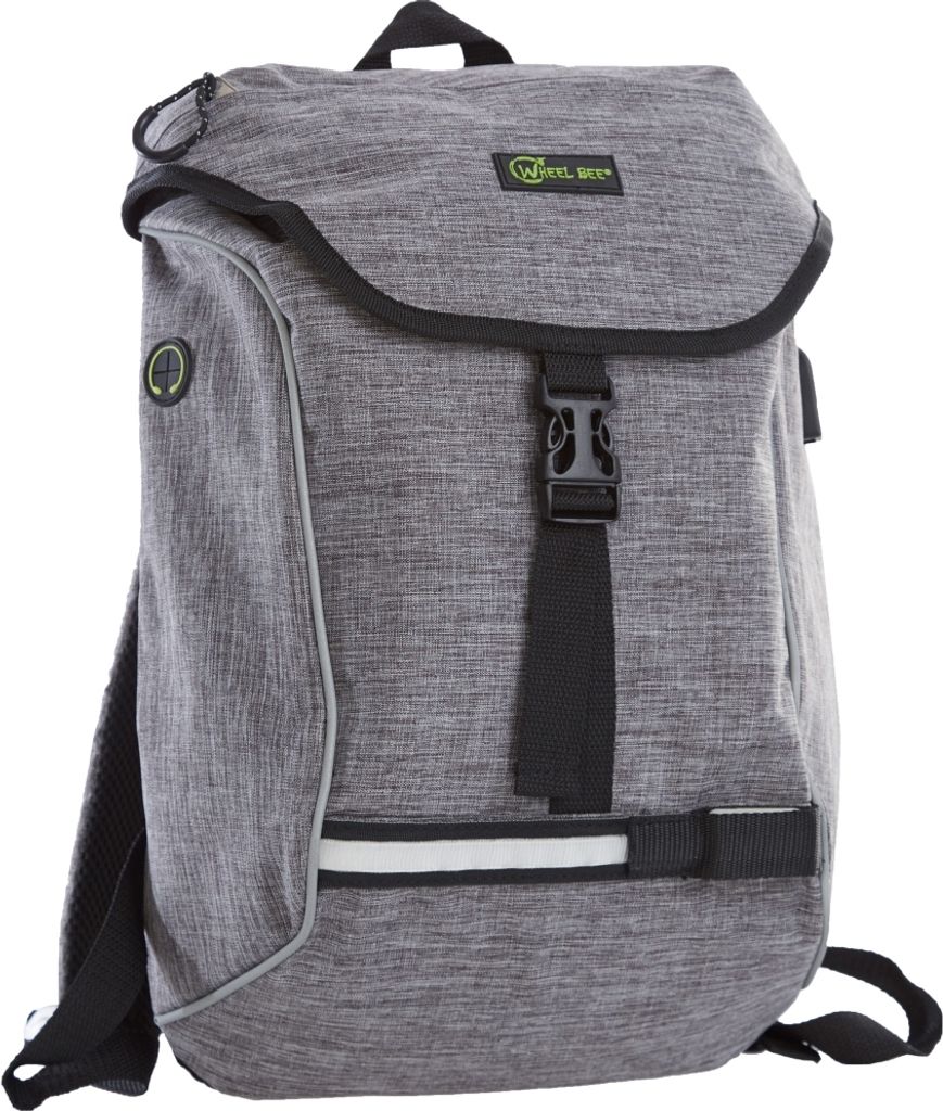 Wheel Bee BACKPACK City Lights - two tone Grey