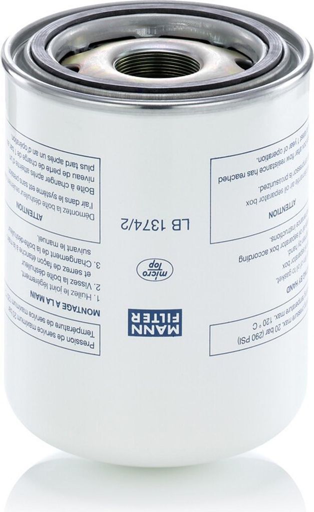 MANN-FILTER Filter Drucklufttechnik LB 1374/2 177mm 136mm Produktbild 