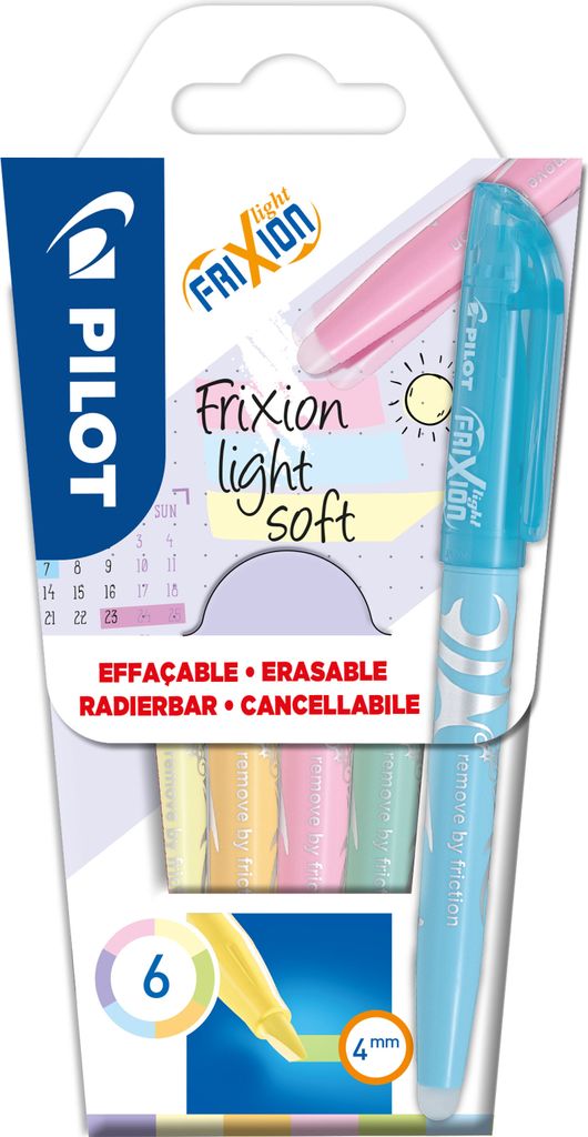 PILOT 572572 Zvýrazňovač PILOT FRIXION light soft, balenie Obrázok produktu 