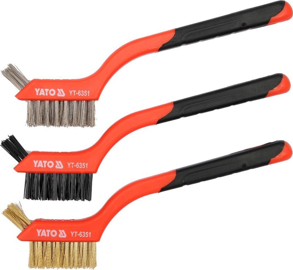 Set di spazzole metalliche 3 pezzi, YT-6351 Immagine del prodotto 