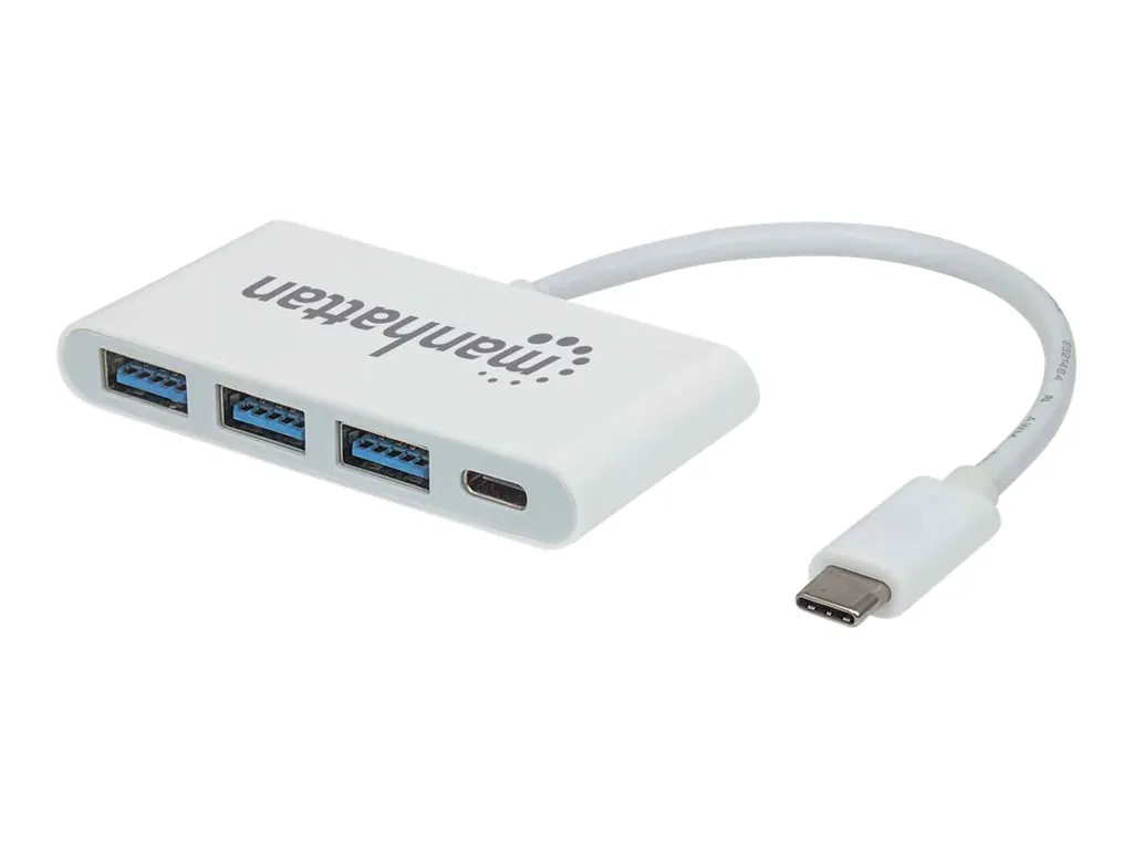 Hub USB-C Manhattan 163552: Design Essenziale e Connettività Superiore