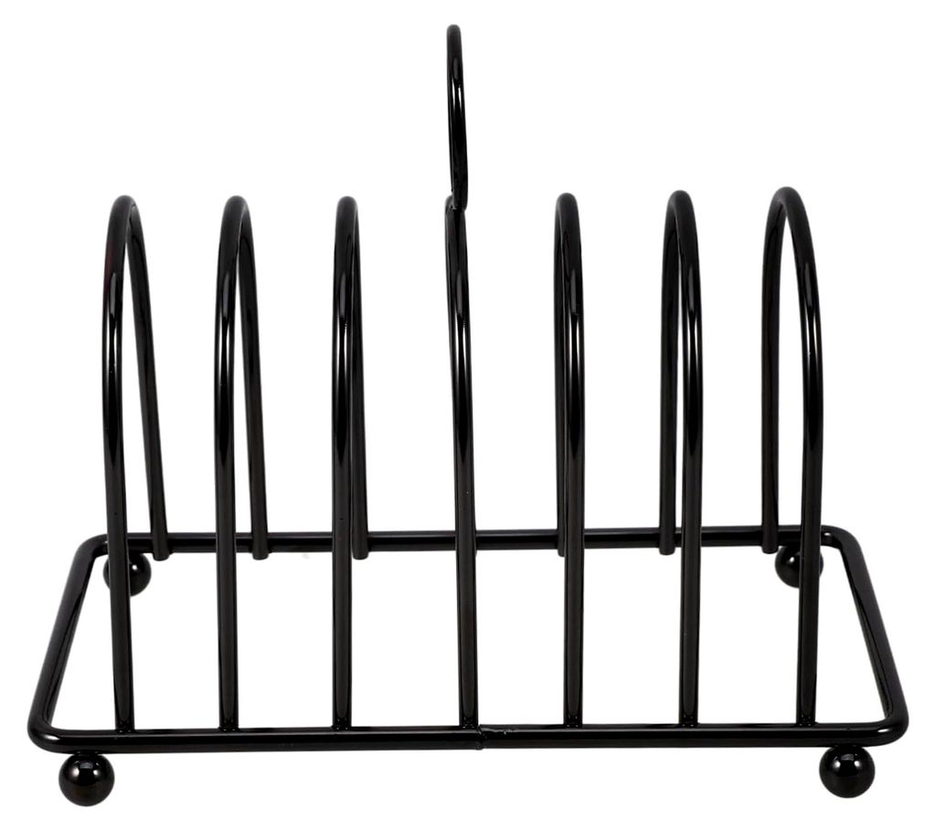 Edelstahl Brot- und Toastständer mit mehreren Fächern, platzsparend und langlebig, elegantes Küchenregal für die Arbeitsplatte