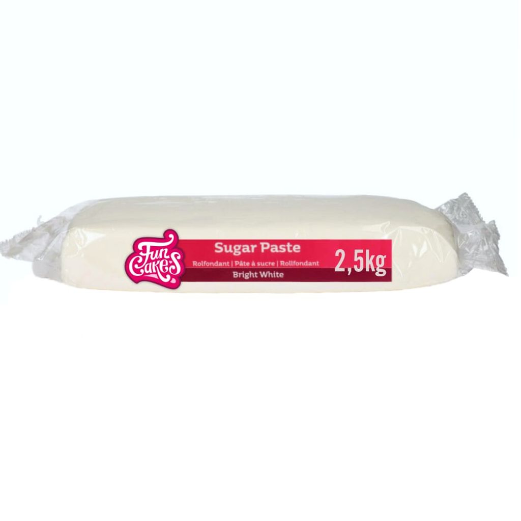 Bright White Fondant FunCakes - 12,5 Kg (5x2,5kg) | 16865