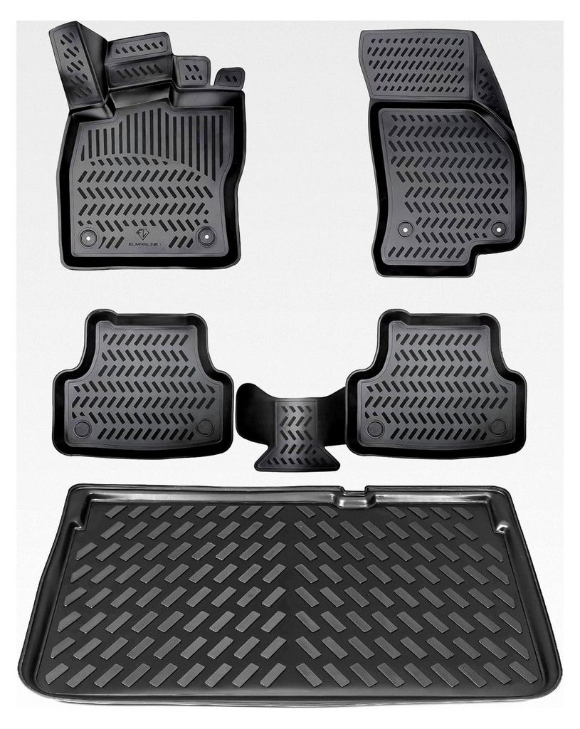 3D Gummimatten und Kofferraumwanne für Hyundai I10 2013-2020 | Fußmatten | Kofferraummatte | Zubehör