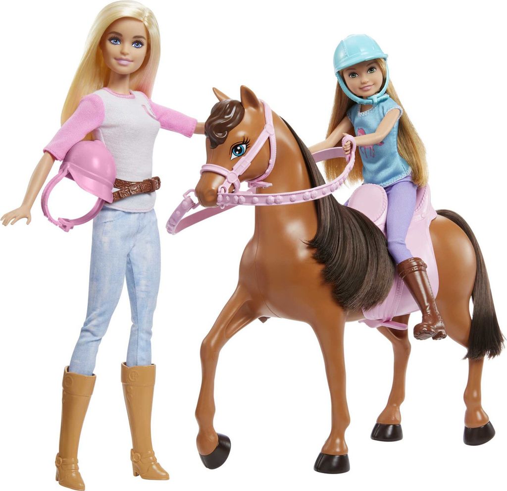 Barbie Jeżdżący zestaw do zabawy z Barbie i Stacie (GXD 65) Zdjęcie produktu 3