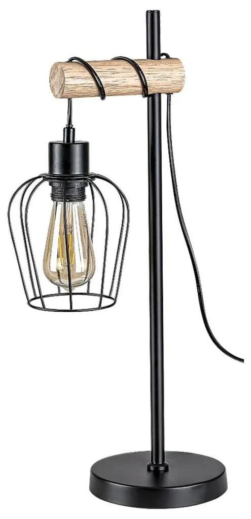 Lampe de bureau pour lecture et travail Fabian Rabalux 5245 noir E27