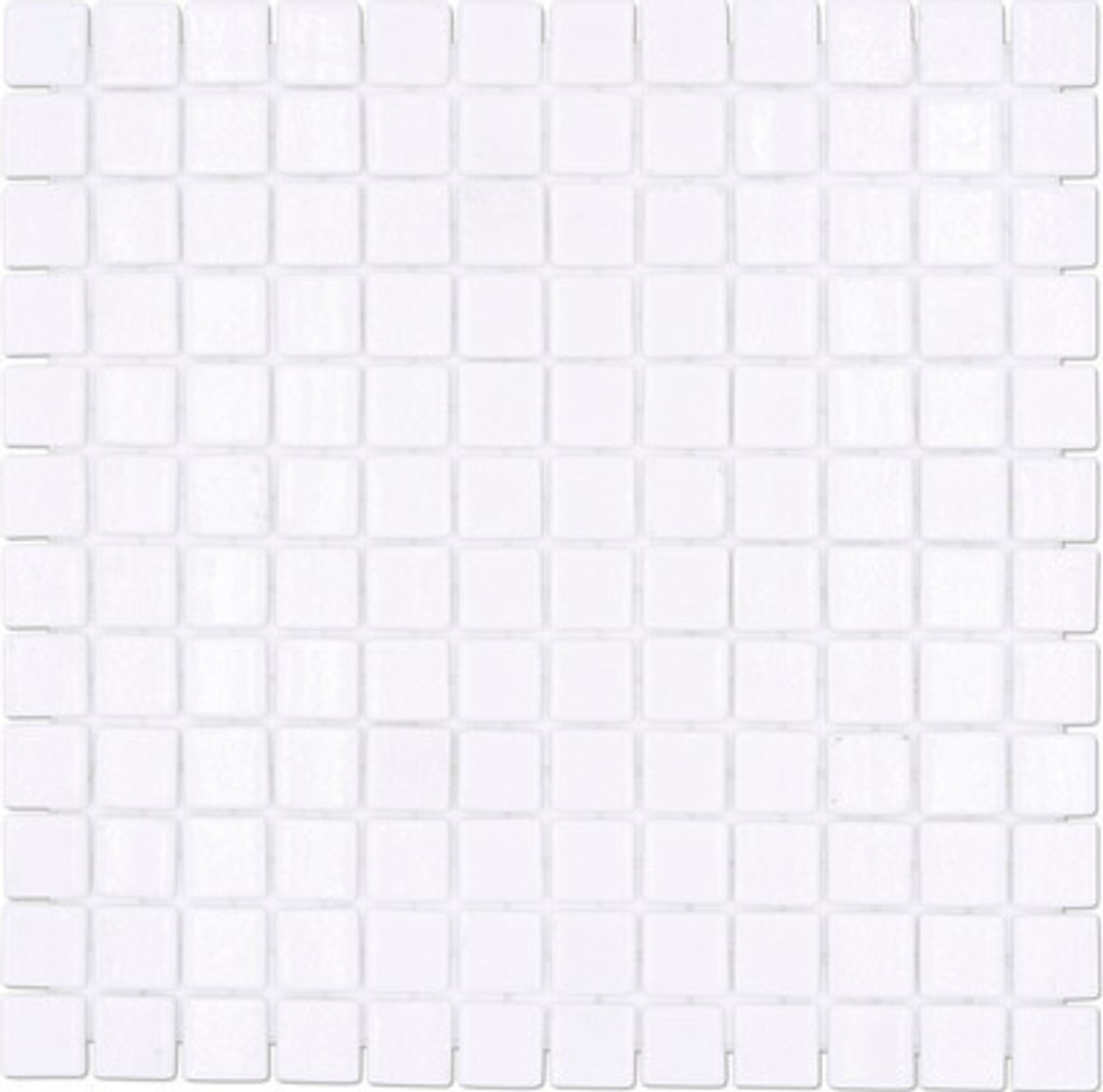 Glasmosaik VP100PAT für Poolbau weiß 31,6x31,6 cm