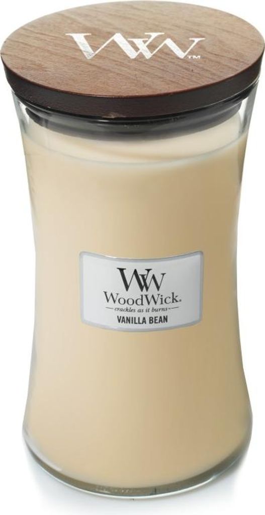 Woodwick Vanilla Bean Large Hourglass Candle Produktbild 