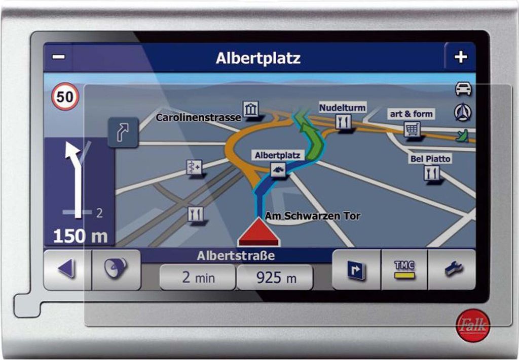 3x Schutzfolie Falk F6 2nd Antireflex Displayschutzfolie Antifingerprint