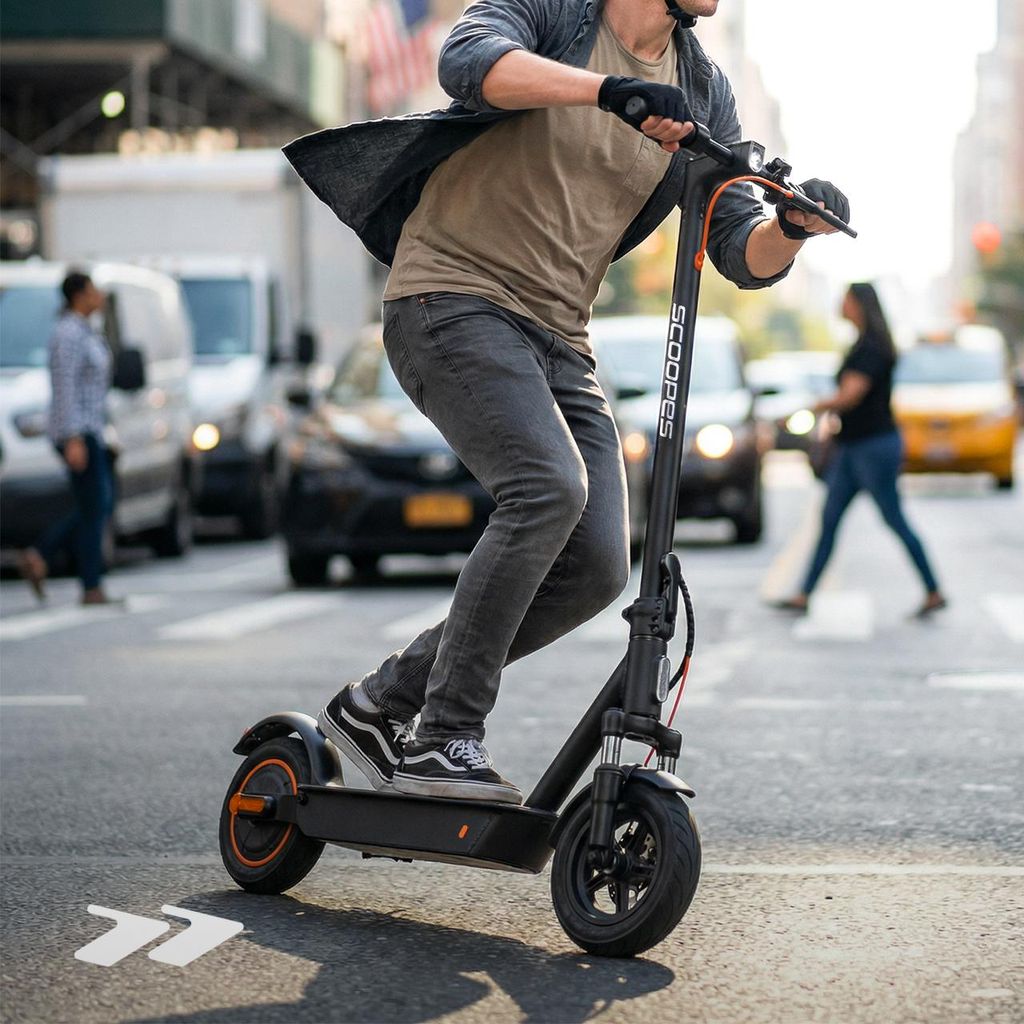 Elektroroller E-Scooter Scoopes 1300mAh 500W Reichweite 45 Produktbild 