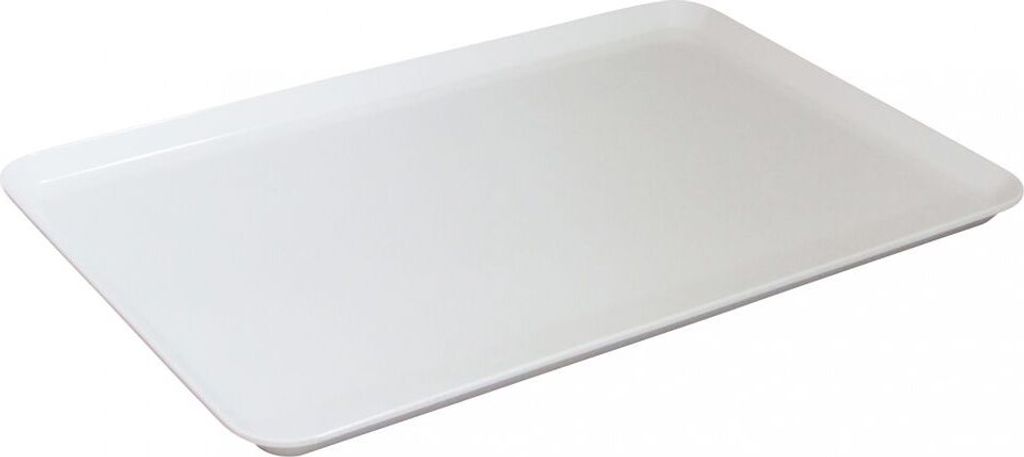 Auslageschalen Auslageplatten Instrumentenschale Melamin weiß von APS, Größe:ca.42x28x1.7 cm