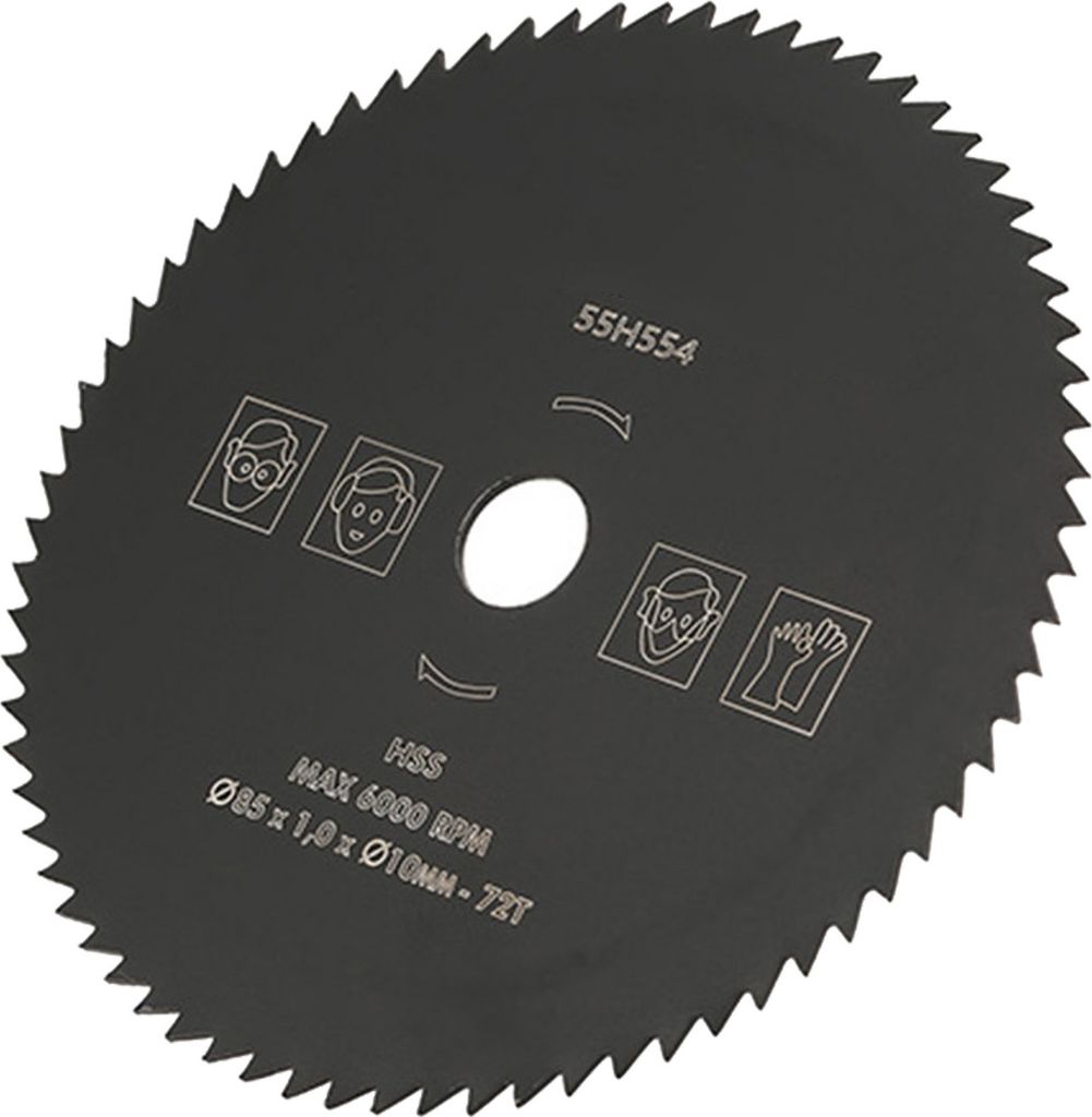 85mm * 10mm 72T HSS tarcza piły tarczowej tarcza tnąca do Zdjęcie produktu 