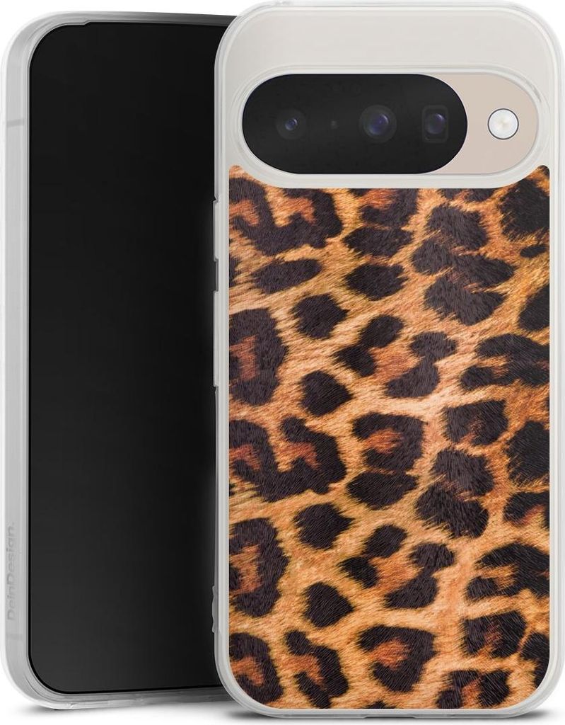 DeinDesign Handyhülle für Google Pixel 10 Pro Silikon Hülle Case Smartphone Schutzhülle Animalprint Fell Leopard