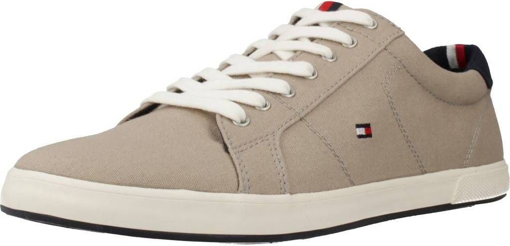 Tommy Hilfiger long lace Herrenschuhe Schnürschuhe Sneaker Beige Freizeit, Schuhgröße:41 EU