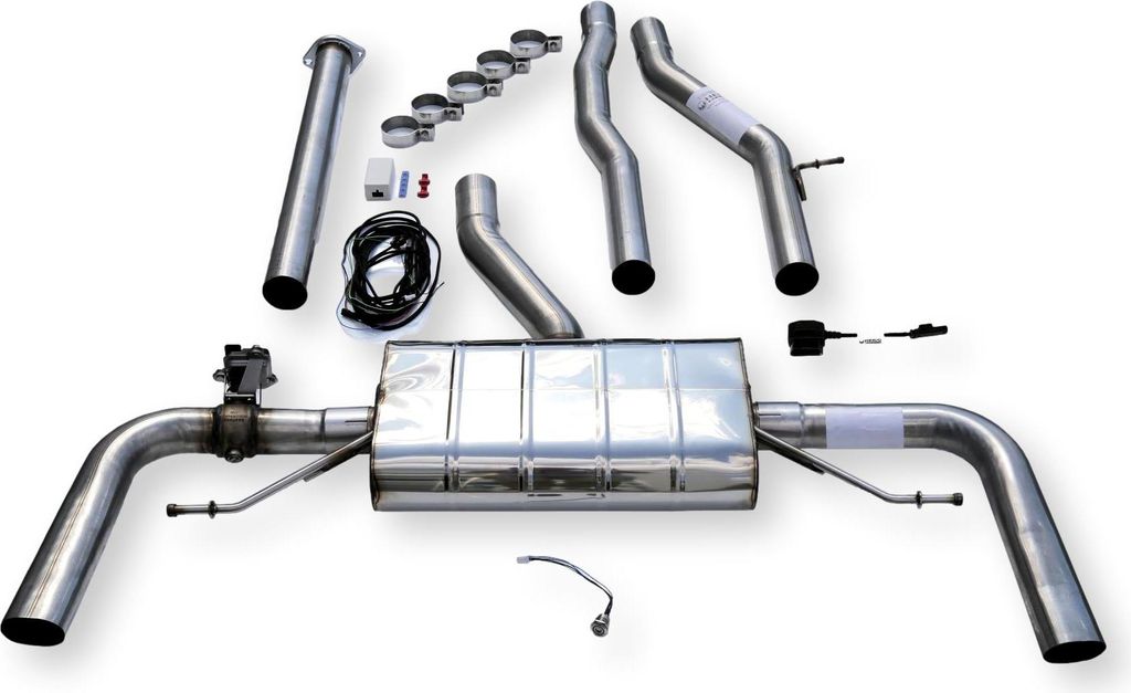 HEICO Volvo V60 S60 Sportauspuffanlage mit Klappe T4 T5 T6 B3 B4 B5