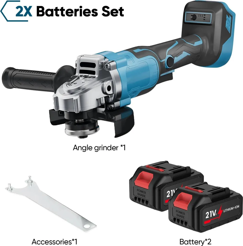 Flex a Batteria Brushless 18V 125mm - Alta Velocità 12.000 RPM