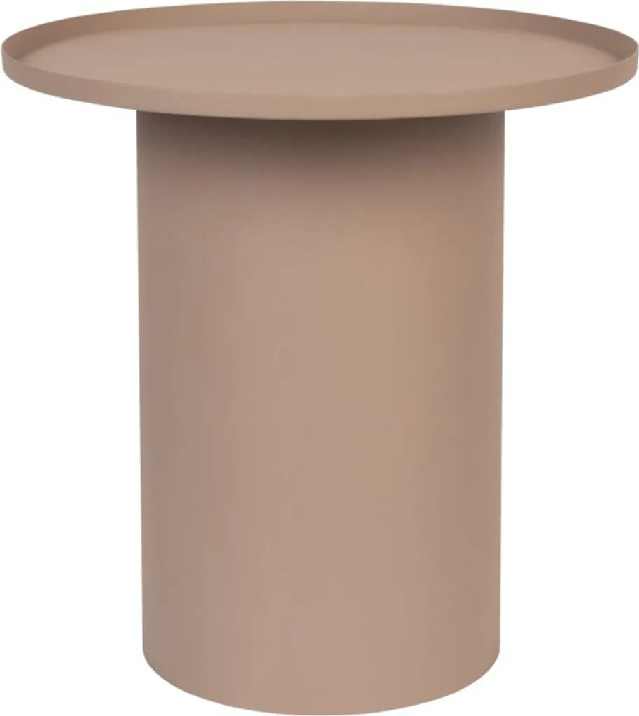 Bout de Canapé Rose Cassandra Ø 45,5 cm Nesthaus pour Coin Lecture Cosy