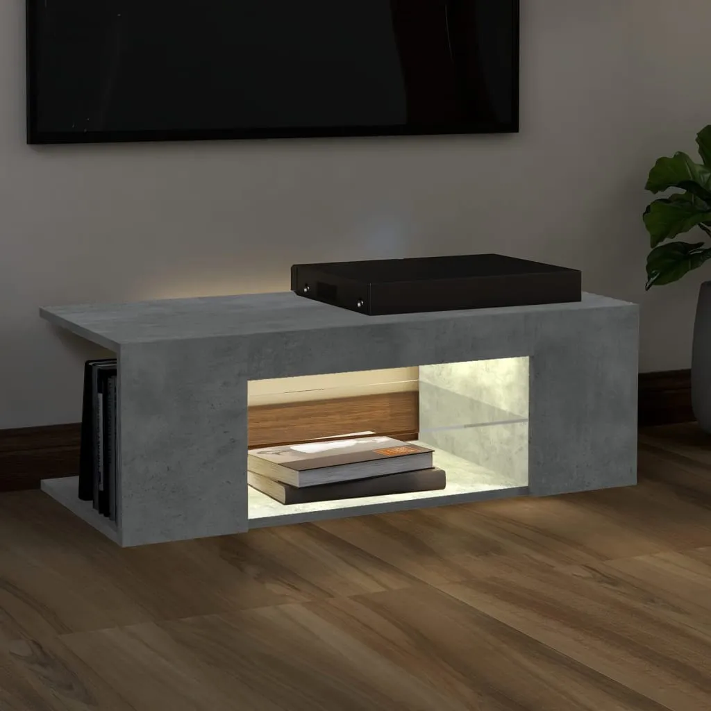 Mobile TV LED vidaXL Grigio Cemento 90cm | Prezzo Imbattibile - 17