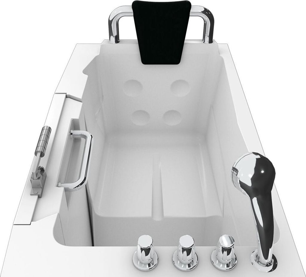 Sitzbadewanne Senioren Wanne Sitzwanne mit Tür S08-TH-A-L Produktbild 8