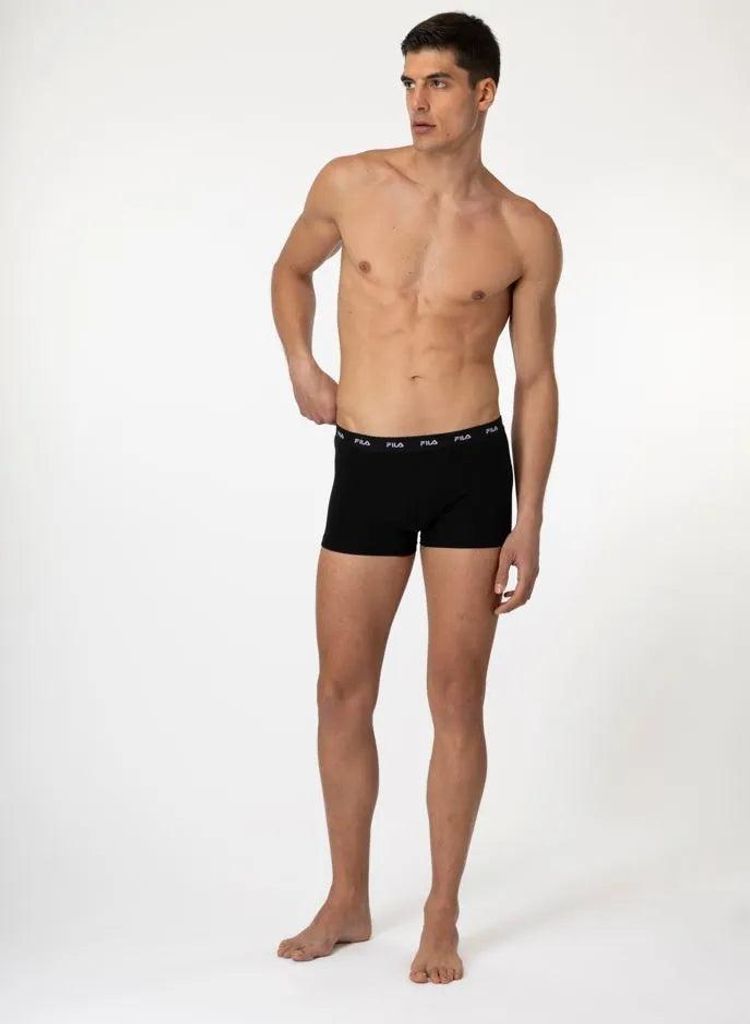 Fila Boxershorts 1er-Pack Schwarz 2XL