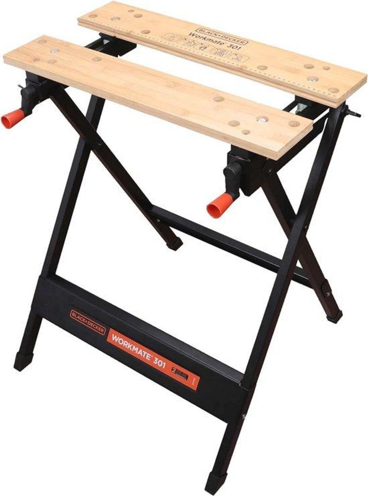 Verstelbare Werkbank mit Klemmen und Antislip-Fußplatten - Ideal für Selbstbau-Projekte