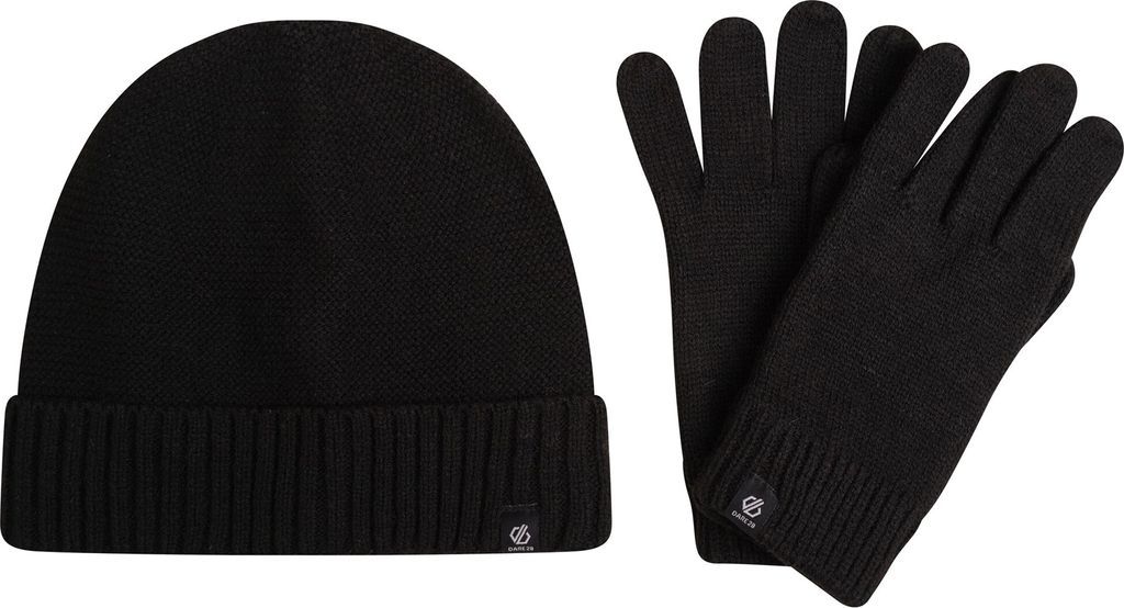 Dare 2B - "Necessity" Hut- und Handschuh-Set für Damen RG8474 (Einheitsgröße) (Schwarz)