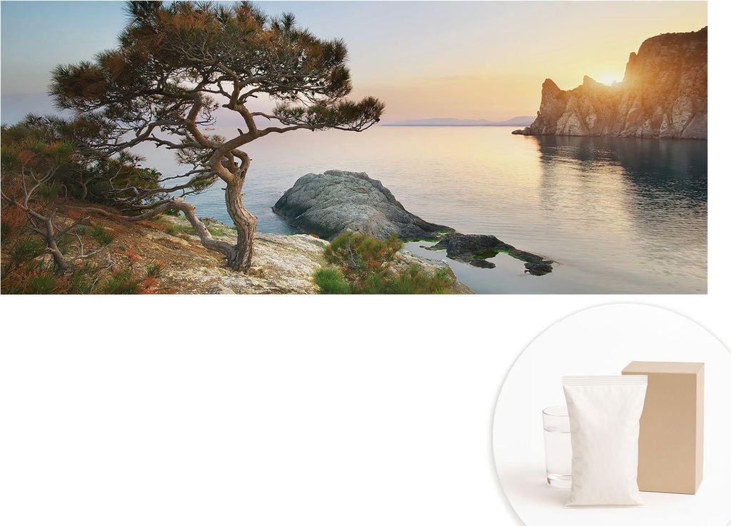Fototapete - Wandbilder für Wohnzimmer - 208x146 cm - Dekorative Wandfolie - Modernes Design für Wanddekoration - Tapeten für Innenräume - Frie...
