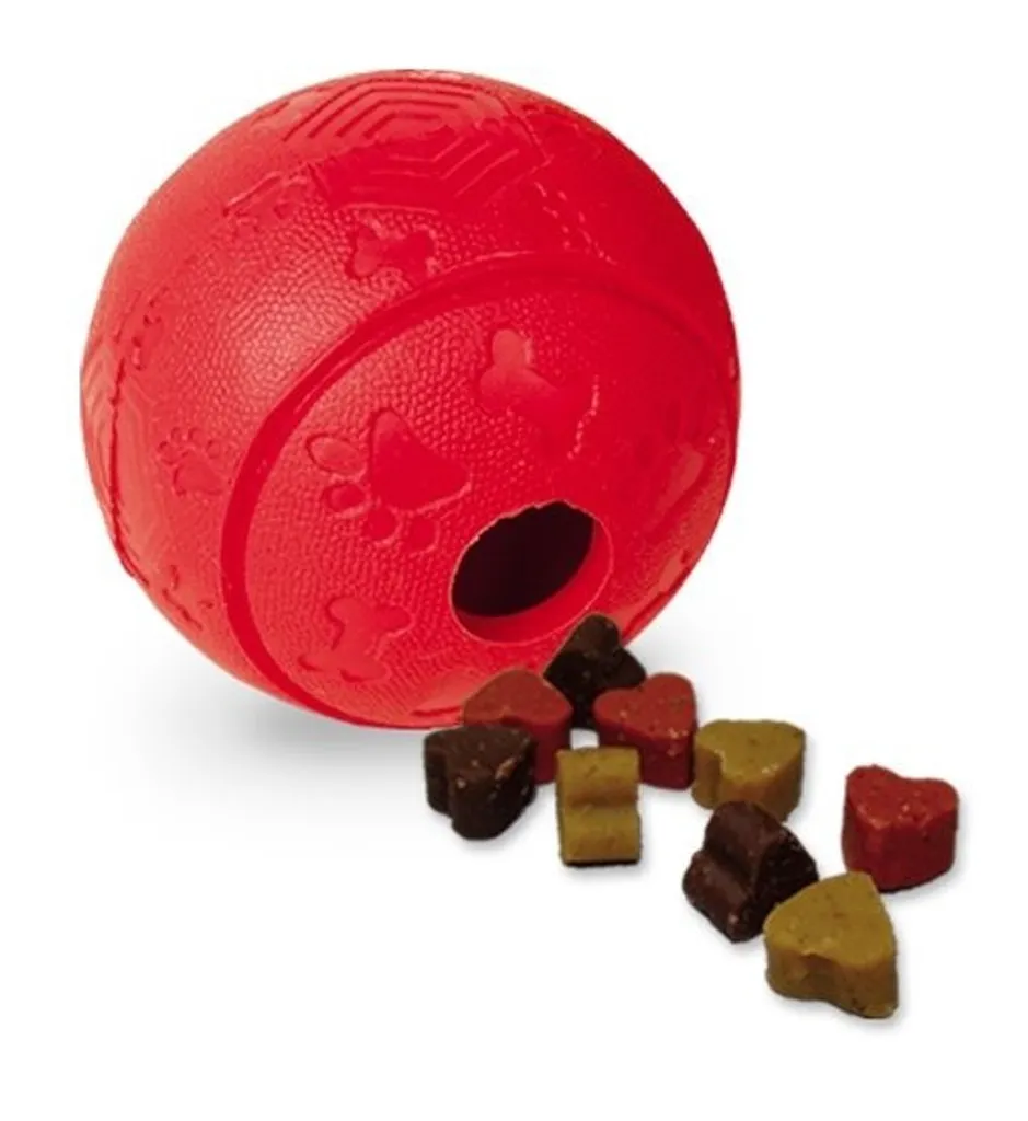 Nobby Snackball en caoutchouc square 8 cm assortimento