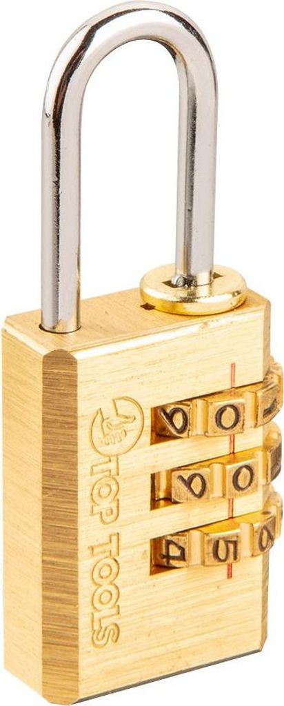 Top Tools Visací zámek na zavazadla 21 mm, 3místný kód Obrázek produktu 