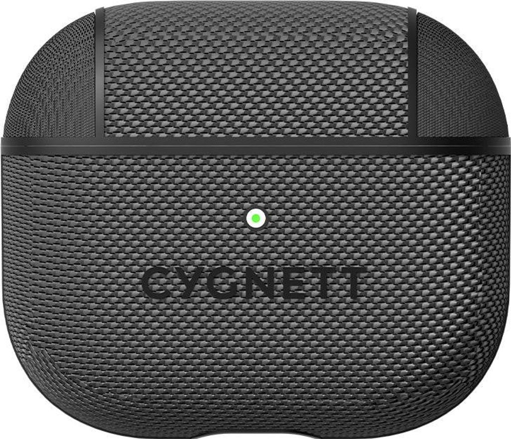 Cygnett Schwarzes Etui für AirPods 3. Generation Kompatibel Kabellose Aufladung