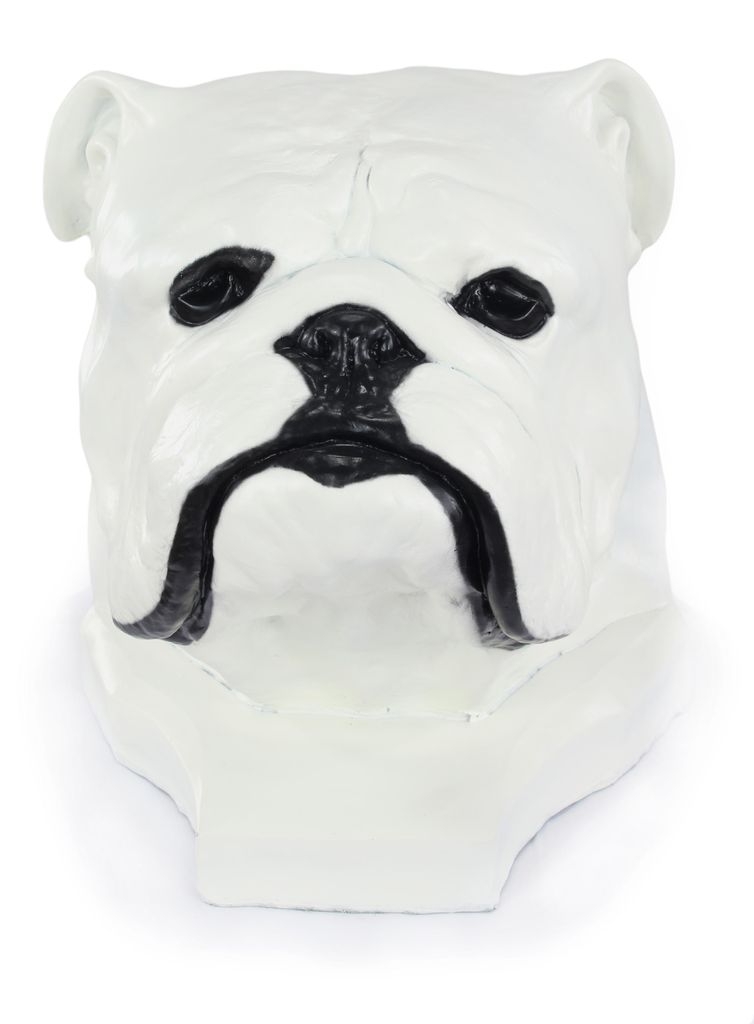 Bulldog, Englische Bulldogge II - Urne für Hundeasche, Hundebüste, großer Hundekopf für den Garten von Art-Dog