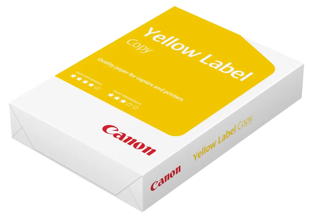 Canon Yellow Label A4 Eco-Friendly - Carta Bianca Certificata 80g