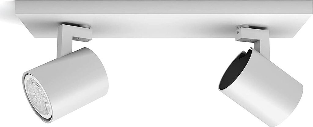 Philips Hue 2er LED Spot White Ambiance Runner weiß 30,5 x 8,9 cm, dimmbar, warmweiß-kaltweiß, Smart Home