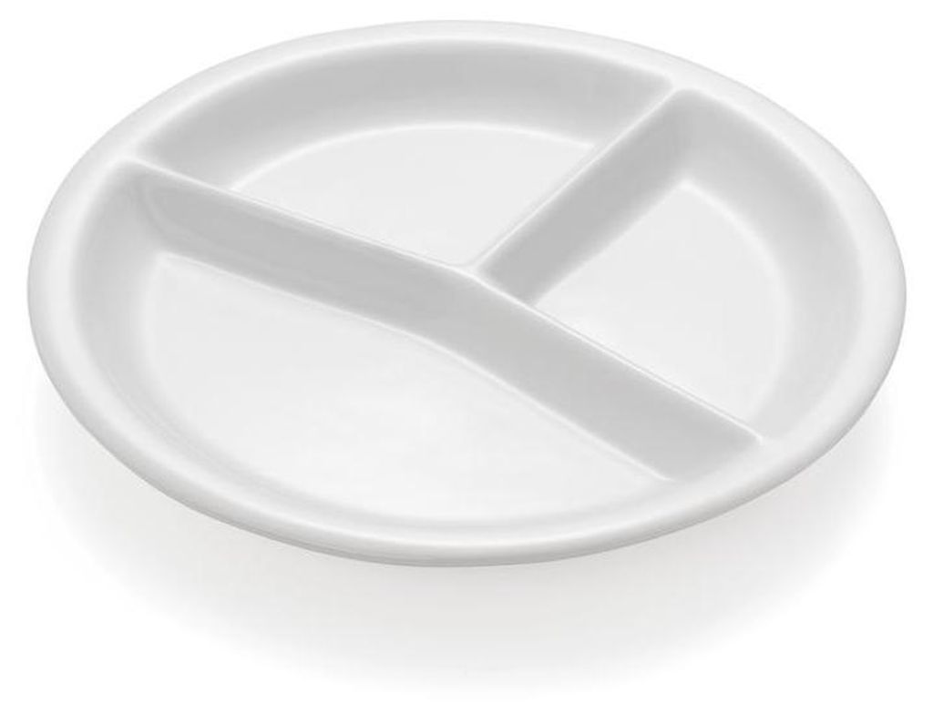 3x Teller Abteilteller Ø 26 cm 3-fach Unterteilung, Hamburg Produktbild 