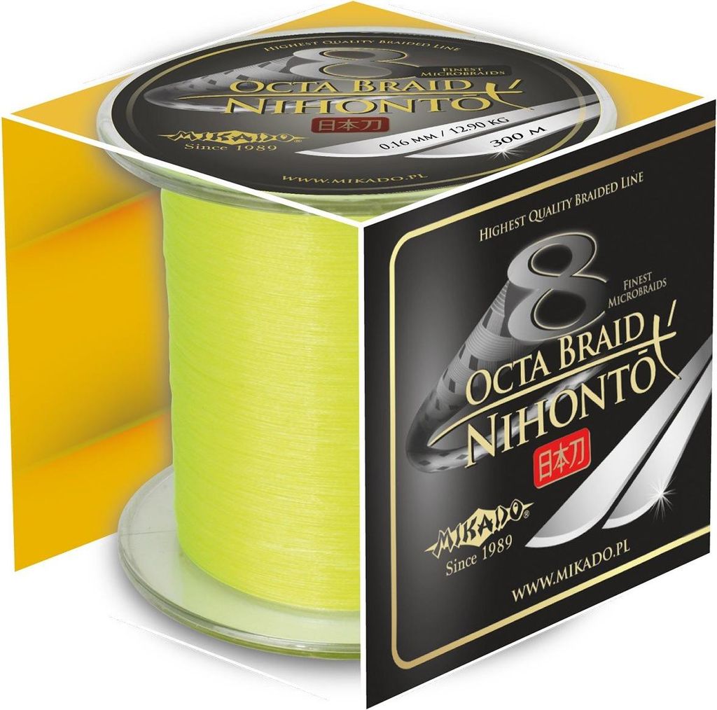 Mikado Nihonto OCTA BRAID FLUO 0,26/300M |Z25F-026