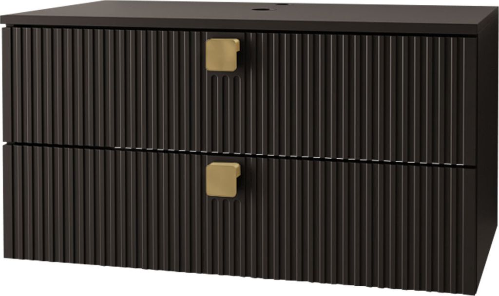 MIRJAN24 Waschbeckenschrank Gariano 01 mit Siphon, Keramik Produktbild 2