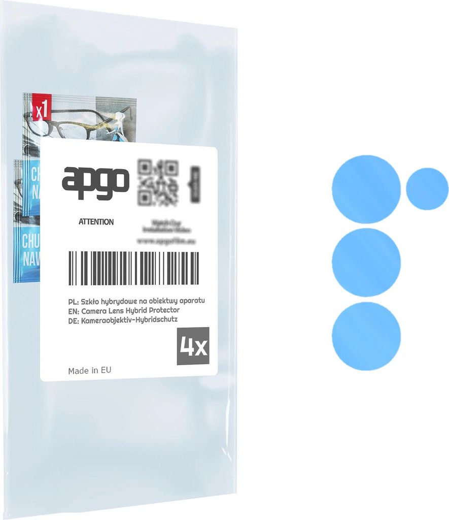 apgo 4 Stück Linsenschutz Kamera Schutzglas für Oppo Reno5 5G Kameraschutz, 9H Kameraobjektiv Camera Lens Protector