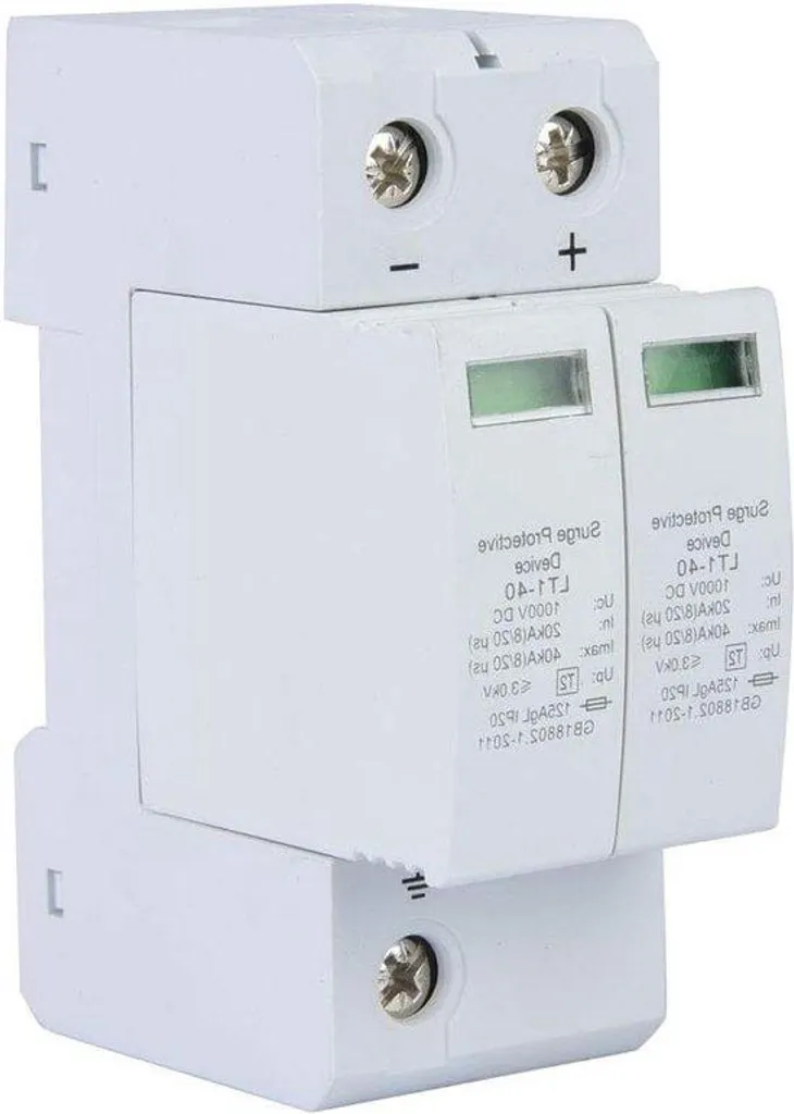 Parafoudre photovoltaïque pour sécuriser installation solaire 2P 40KA