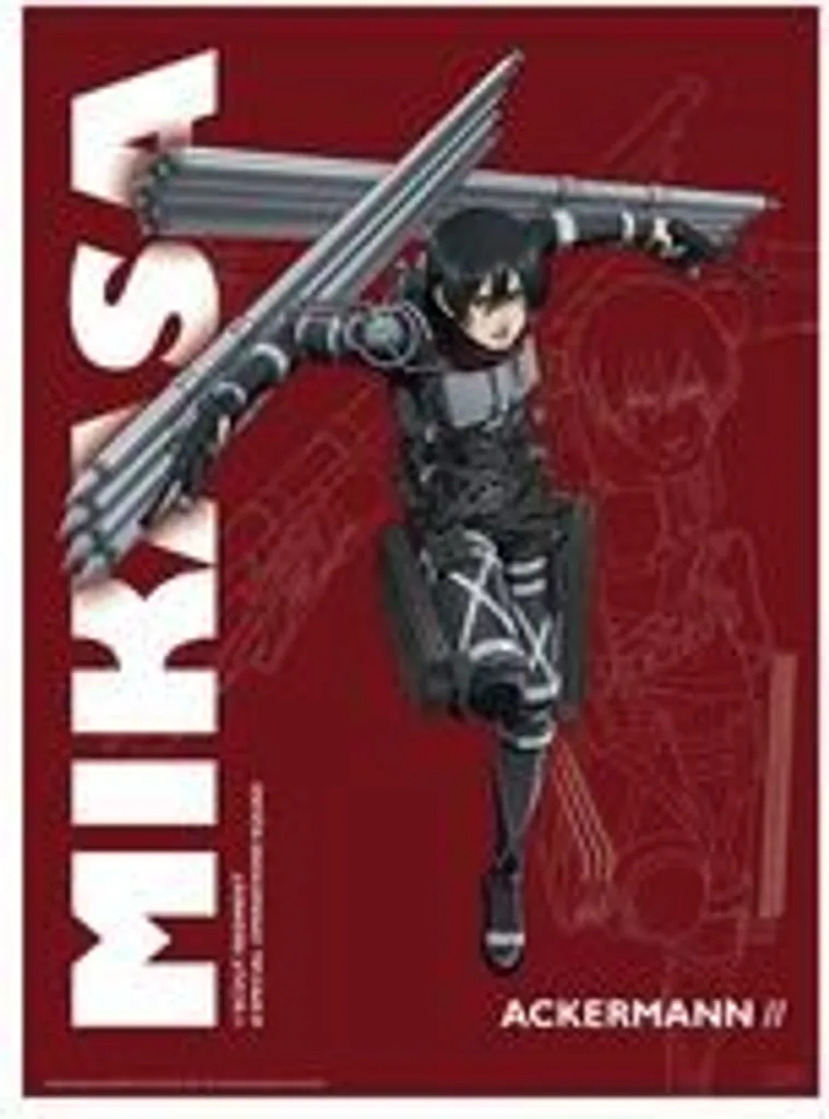 Poster Mikasa Ackerman Saison 4 Impression HD Grand Format 52x38