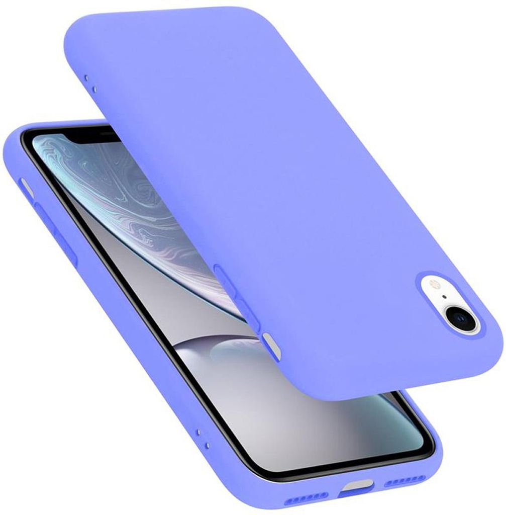 Cadorabo Schutzhülle für Apple iPhone XR Hülle in Lila Handyhülle Case Cover TPU Etui